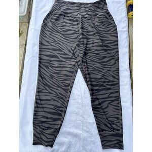 Old Navy Active Powersoft Joggers XL Zebra Print Pants Workout Gym‎ Yoga Running